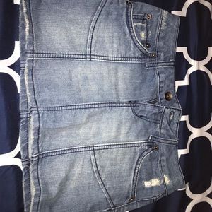 cute jean skirt, just don’t wear it :)